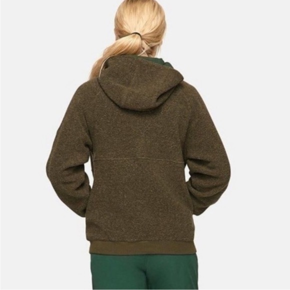 Outdoor Voices MegaFleece wool half zip sweater hoodie athleisure lounge small S - Picture 2 of 12